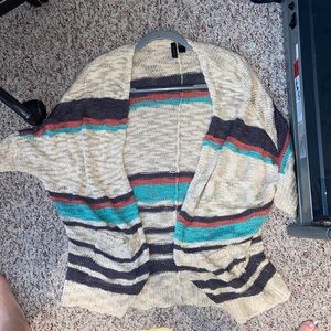 Full Tilt Size Small Colorful Cardigan